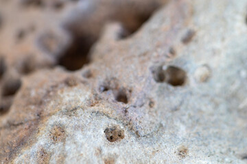 Natural stone texture, background wallpaper. Macro photo detail.