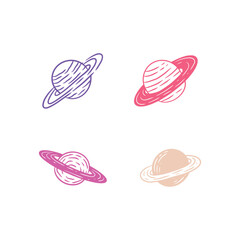 vector illustration of a set of food