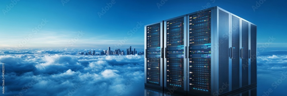 Canvas Prints cloud computing concept