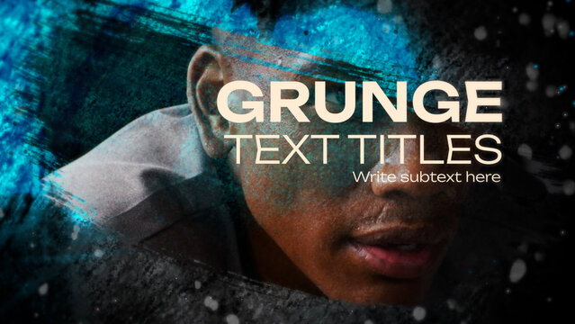 Cool Grunge Text Titles