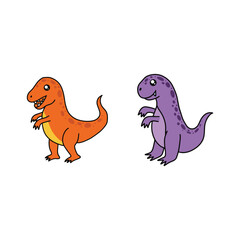 Fototapeta premium dinosaur vector illustration