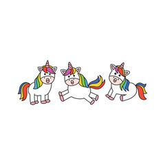 set of funny animals