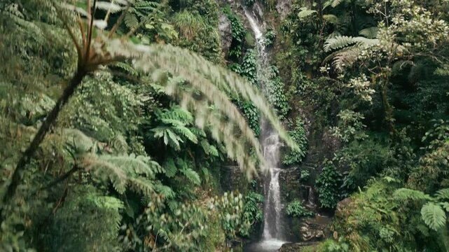 Small Waterfalls Drone Jib Down