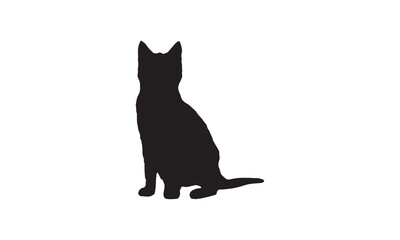 silhouette of a cat