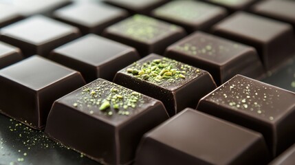 Gourmet Dark Chocolate with Pistachios: A Luxurious Treat