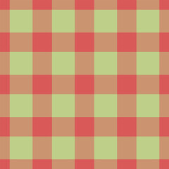 Amazing vector textile background, newborn tartan texture seamless. Group fabric pattern plaid check in orange and red colors.