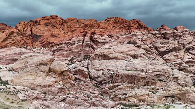 Red Rock Canyon Las Vegas Drone Video Aerial Nevada