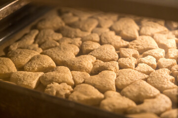 Christmas cookies in the oven