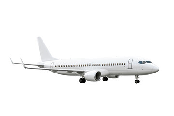 Airliner on transparent background. PNG cutout. Airliner related themes. Images for graphic designers. Travel agency. Isolated plane. Image for website.	
