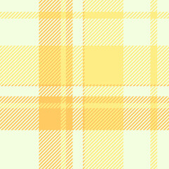 Brazil pattern background texture, infant seamless fabric plaid. Tone vector check tartan textile in light and yellow colors.