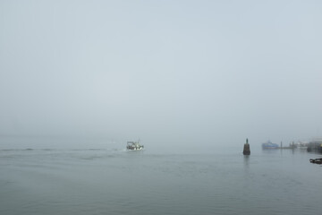 Día nublado junto al rio