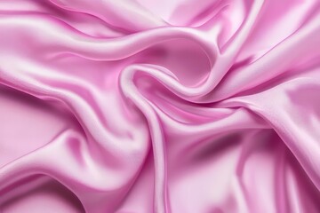 Obraz premium Pink Silk Fabric Texture Background: Elegance, Smoothness, and Luxury