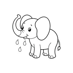 elephant cartoon illustration