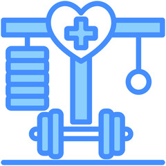 Obraz premium Fitness Equipment Icon
