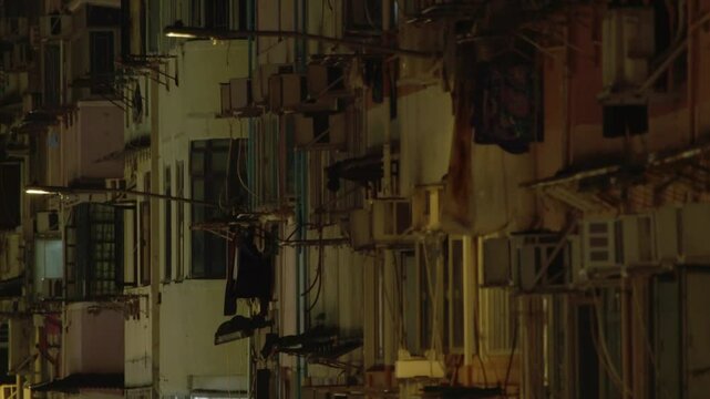 Side of building, Asia, Hong Kong, Mong Kok