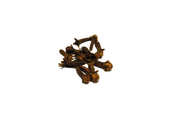 Dried Spice Flower on Black Background for Culinary Use and Decor