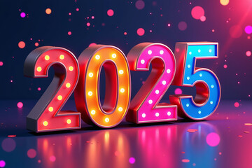 colorful cinematic text designs happy new year posters cool cinematic