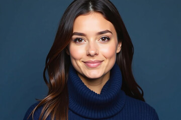 Fototapeta premium dark blue popular winter color soft fluffing texture minimal fuss smooth effortless