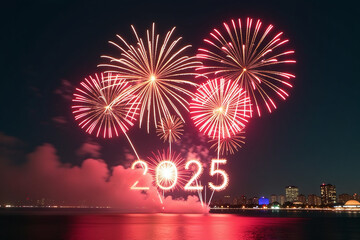 fireworks display captures spirit new beginnings celebrations festive season bright illumination year