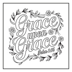 Bold and Easy Bible Verse Coloring Pages