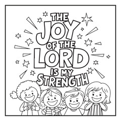 Bold and Easy Bible Verse Coloring Pages