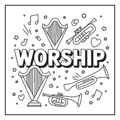 Bold and Easy Bible Verse Coloring Pages