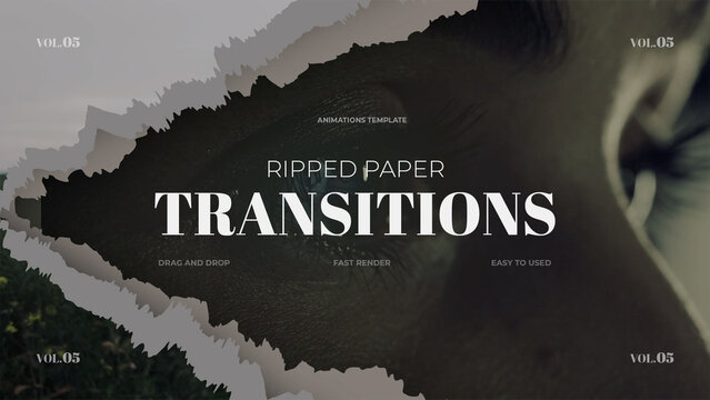 Ripped Paper Transitions / vol.05
