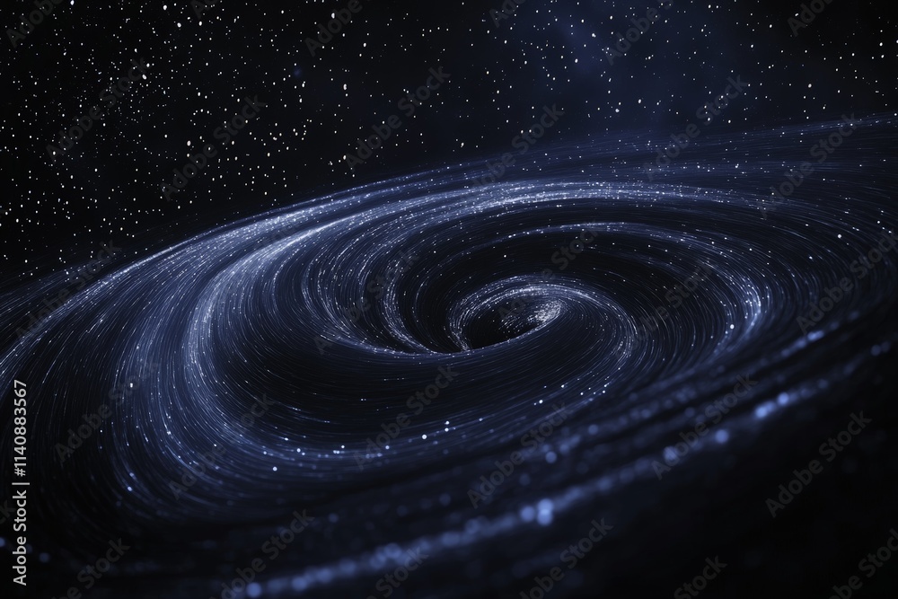 Poster this stunning image captures a spiral galaxy whirling through the vastness of space, illustrating th