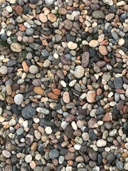 stones on the shore of the atlantic ocean in santa cruz