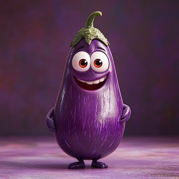 the purple eggplant character from the animated movie smurf: the lost village.