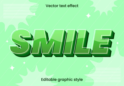 Green Bold Cartoon Comic 3D Shadow Text Effect