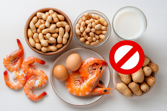 Food Allergy: Peanuts, Shrimp, Eggs, and Milk Restriction