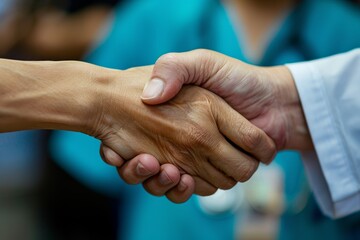 Dedicated medical professionals showcasing compassion in a high-resolution photography setting, ideal for healthcare and medical industry promotional materials