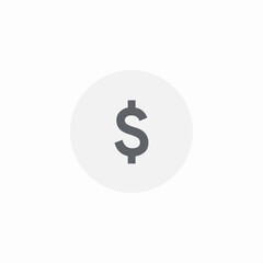 money cash dollar icon sign vector