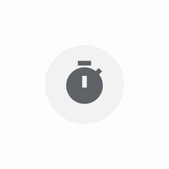 timer stopwatch icon sign vector