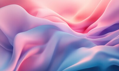 Obraz premium A blue and pink fabric with a purple stripe