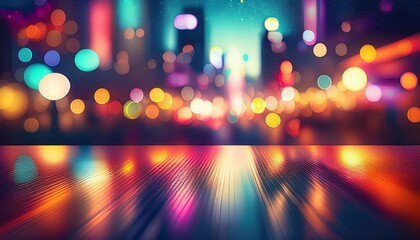 city lights blur abstract bokeh city lights image conveying warmth hope and urban vibrancy perfect for backgrounds