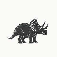 Coloring Page Outline of Carnotaurus roaring Dinosaur. Coloring Book page for kids. outline vector illustration