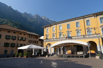 Chiavenna - Piazza Berrtacchi square