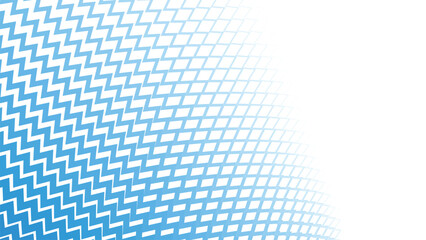 Blue zig zag stripes line with gradient spotlight for text abstract background