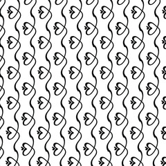 illustration of valentine heart on abstract background