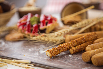 Crispy and Delicious Sesame Cracker Sticks
