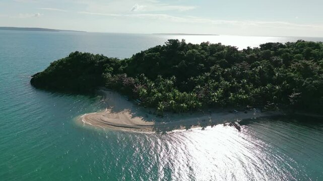 Small Secluded Island in the Philippines