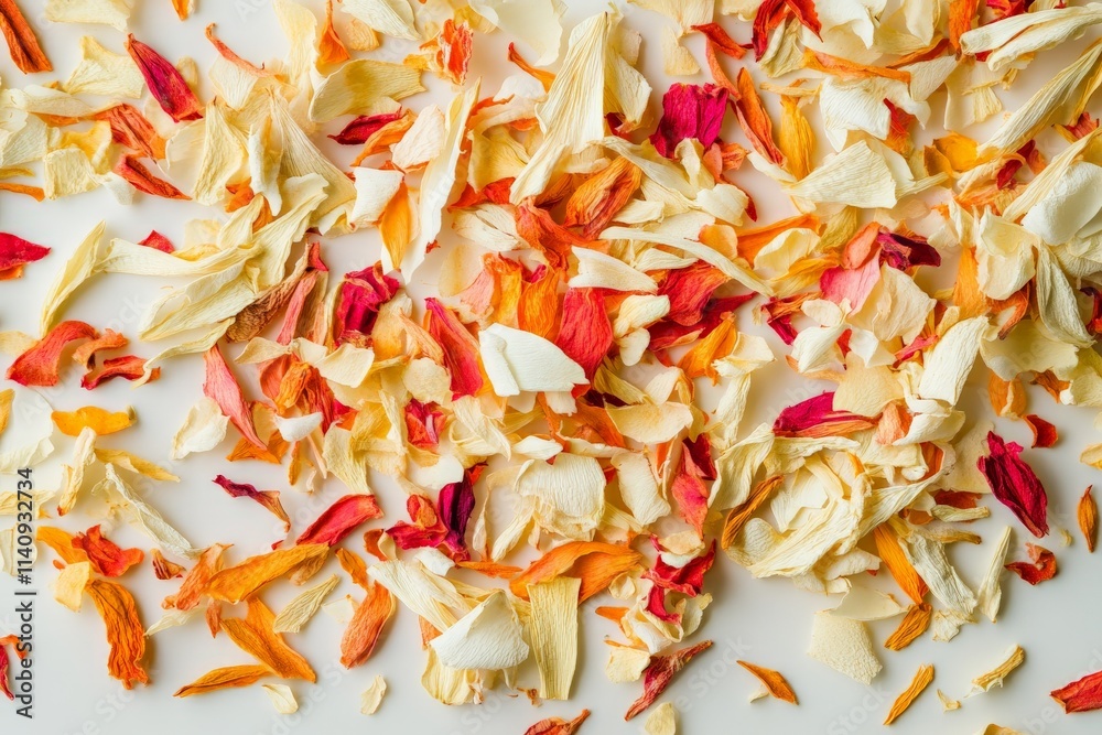 Poster this image showcases an exquisite mixture of colorful flower petals, ideal for adding a natural touc
