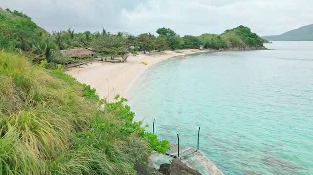 Small Empty Island in the Philippines