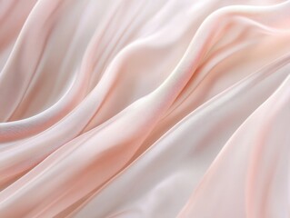 Obraz premium Elegant Satin Ribbon Curling