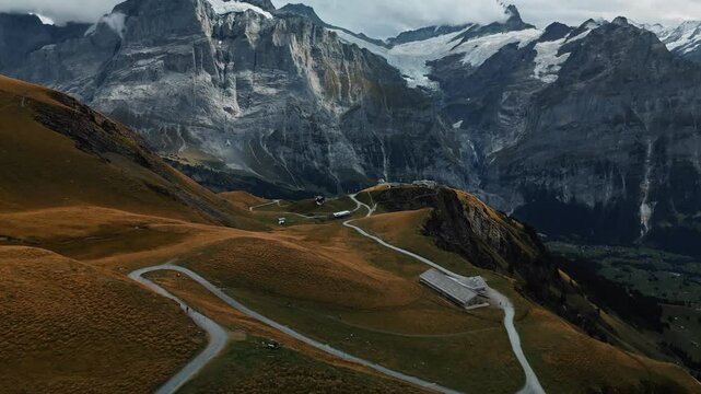 Hiking Trail In Switzerland