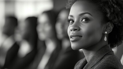 Obraz premium Professional Woman Looking Directly At The Camera