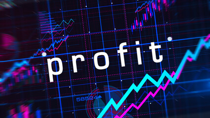 Profit business and income charts and graphs diagram