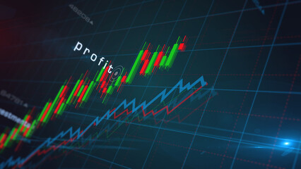 Profit business and income charts and graphs diagram